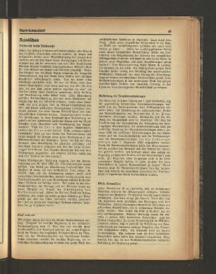 Rundschau Volksrecht bricht Reichsrecht