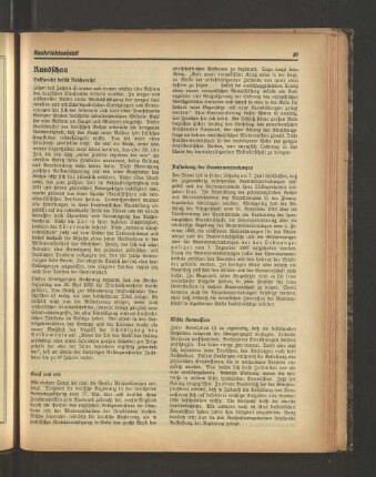 Rundschau Volksrecht bricht Reichsrecht