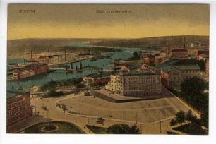Stettin. Blick stromaufwärts.