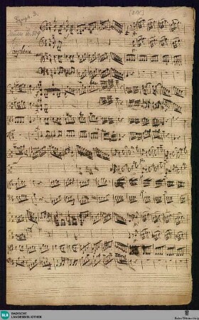 Symphonies - Mus. Hs. 519 : strings, winds, cemb; D; BrinzingMWV 7.20