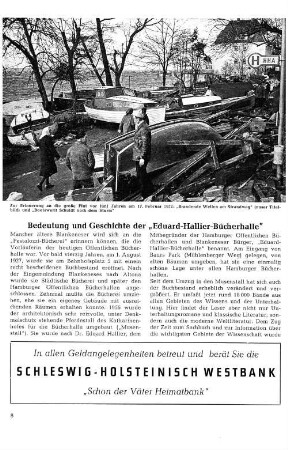Bedeutung und Geschichte der "Eduard-Hallier-Bücherhalle"