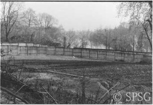 Mauerfall, Potsdam, Klein Glienicke / Griebnitzsee, Grenzanlage.