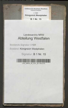 Von der Kommune Wormeln, Kanton Volkmarsen, beabsichtigter Ankauf des Klosters Wormeln
