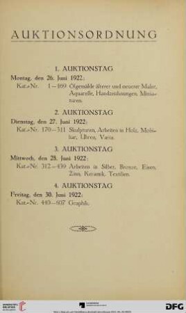 Auktionsordnung