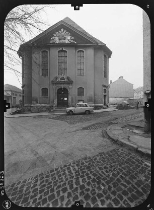 Suhl. Marienkirche (Hauptkirche St. Marien, 1753/1756). Ansicht von Westen