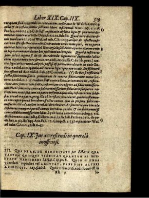 Cap. IX. Jus accrescendi in querela inofficiosi
