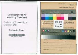 Entnazifizierung Peter Lennartz , geb. 04.08.1903 (Lehrer)