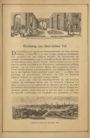 Einleitung zum historischen Teil