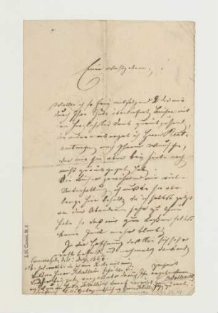 Brief von Karl Wollenweber an Joseph Heller
