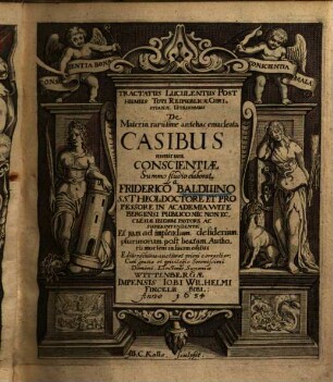 Tractatus luculentus posthumus toti Reipublicae Christianae Utilissimus De materia rarissime antehac enucleata Casibus nimirum conscientiae