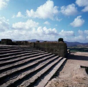 Phaistos. Neuer Palast. Zugangstreppe zum Neuen Palast