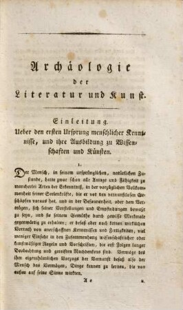 Handbuch der klassischen Literatur