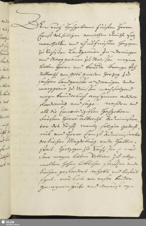 [Brief Albrechts an Ernst bezüglich dessen Forderungen]