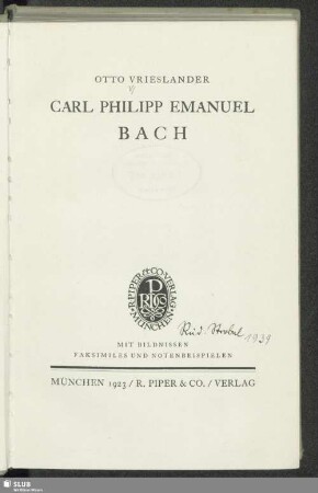 Carl Philipp Emanuel Bach