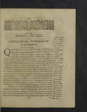 Dissertatio XXV. - XXVIII.