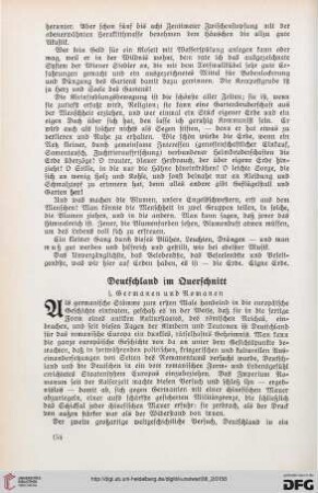 Deutschland im Querschnitt