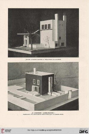 Eine Architektur-Ausstellung: im Wiener österreichischen Museum für Kunst und Industrie