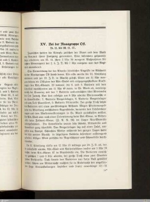 XV. Bei der Maasgruppe Ost
