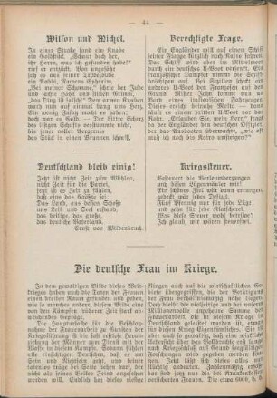 Kriegssteuer.