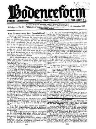Zur Bodenpolitik in Mecklenburg