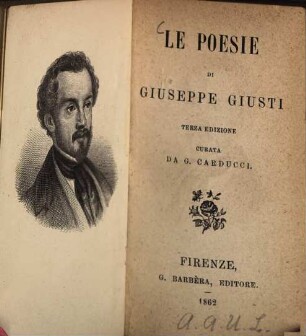Le poesie di Giuseppe Giusti
