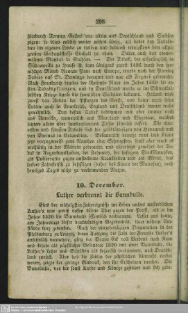 10. December. Luther verbrennt die Bannbulle