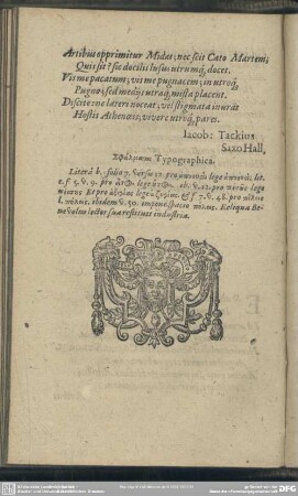 Sphalmata Typographica