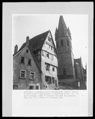 Katholische Pfarrkirche Sankt Maria — Chorturm