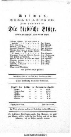 Die diebische Elster