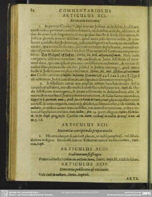 Articulus XCIII. Scabinorum suffragia
