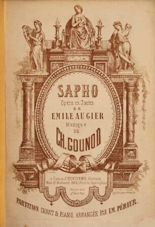 Sapho : opéra en 3 actes de Émile Augier