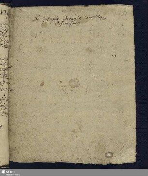 Bl. 51-90. De Episcopis, Decanis, Canonicis, Misenensibus