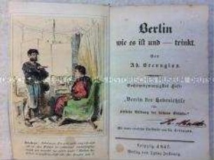 Satirische Schrift über das Berliner Alltagsleben
