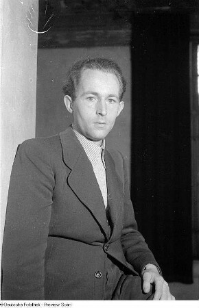 Porträtaufnahme des Dirigenten Adolf Fritz Guhl : Porträt von Adolf Fritz Guhl