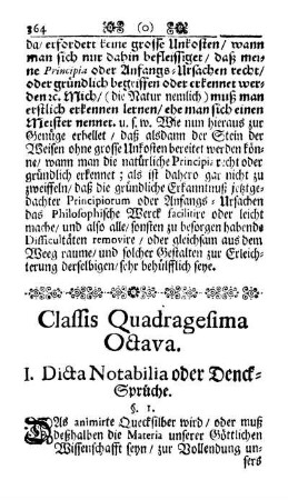 Classis Quadragesima Octava.