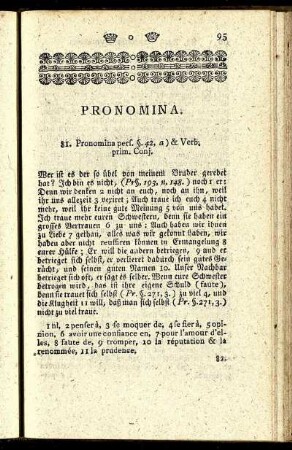 Pronomina.