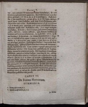 Caput VI. De Forma Hortorum.