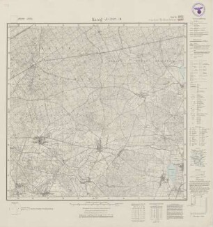 4055 (alte Nr.: 2257) Kanig, Meßtischblatt (4cm - Karte)