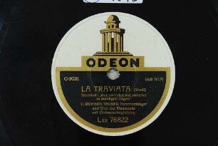 La Traviata : Trinklied: "Auf, schlürfet, auf, schlürfet in durstigen Zügen" / (Verdi)