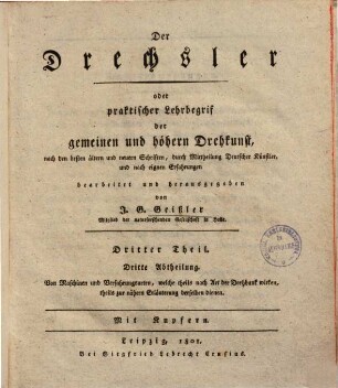 Der Drechsler oder praktischer Lehrbegrif der gemeinen & höhern Drehkunst, 3,3