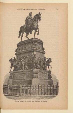 Das Denkmal Friedrichs des Großen in Berlin.