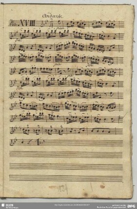 18. Anonymus, Andante, B-Dur