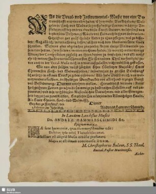 Ehrengedichte