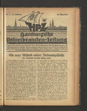 Nr. 7 / 23. Jahrgang 16. März 1933