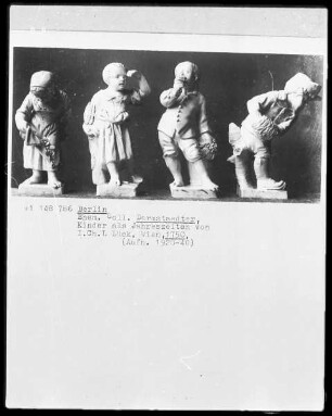 Die vier Jahreszeiten als Kinder