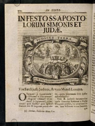 302-311, In Festo SS. Apostolorum Simonis Et Judae.