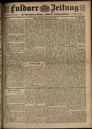 Ausgabe vom Dienstag, den 20. Juni 1899.