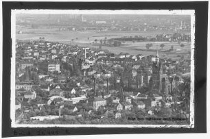 Radebeul. Blick vom Spitzhaus auf Radebeul