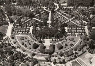 Luftbildaufnahmen von Karlsruhe. Oststadt - Hauptfriedhof