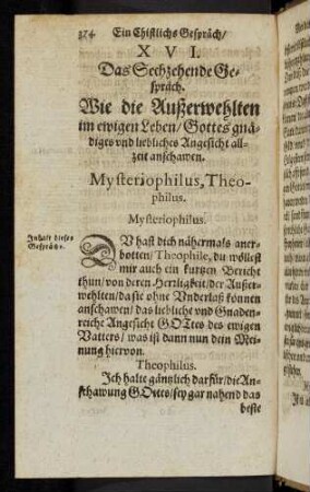 374-397, XVI. Das Sechzehende Gespräch